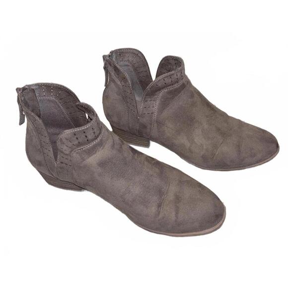 Arizona‎ Julian SZ 9 Ankle Boots Womens Suede Zip Memory Foam - Picture 1 of 5
